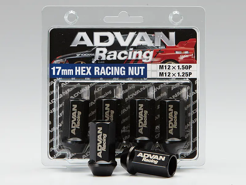 Advan Lug Nut 12X1.5 (Black) - 4 Pack 1