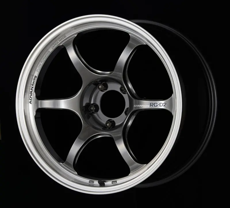 Advan Rg-D2 17X8.5 +31 5X114.3 Machining And Racing Hyper Black Wheel 1