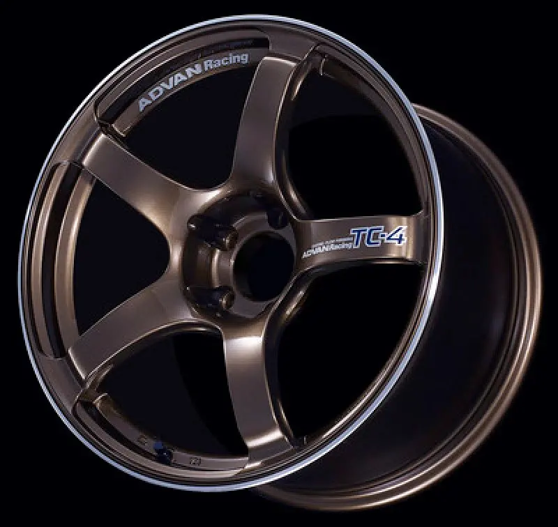 Advan Tc4 17X8.5 +31 5X114.3 Umber Bronze Metallic And Ring Wheel 1