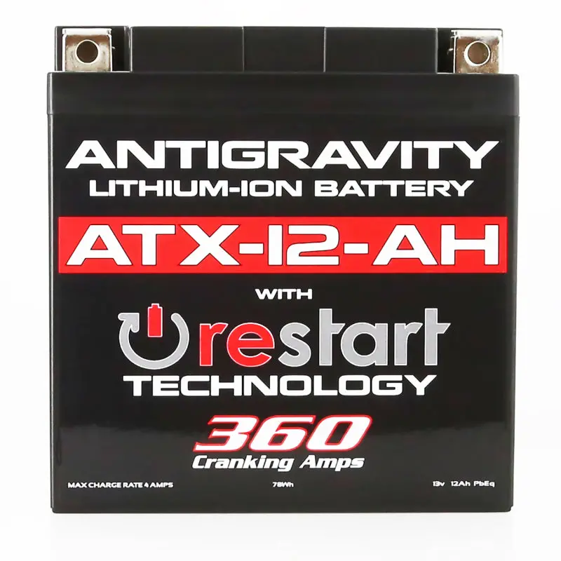 Antigravity Ytx12b-Bs Lithium Battery W/Re-Start 2