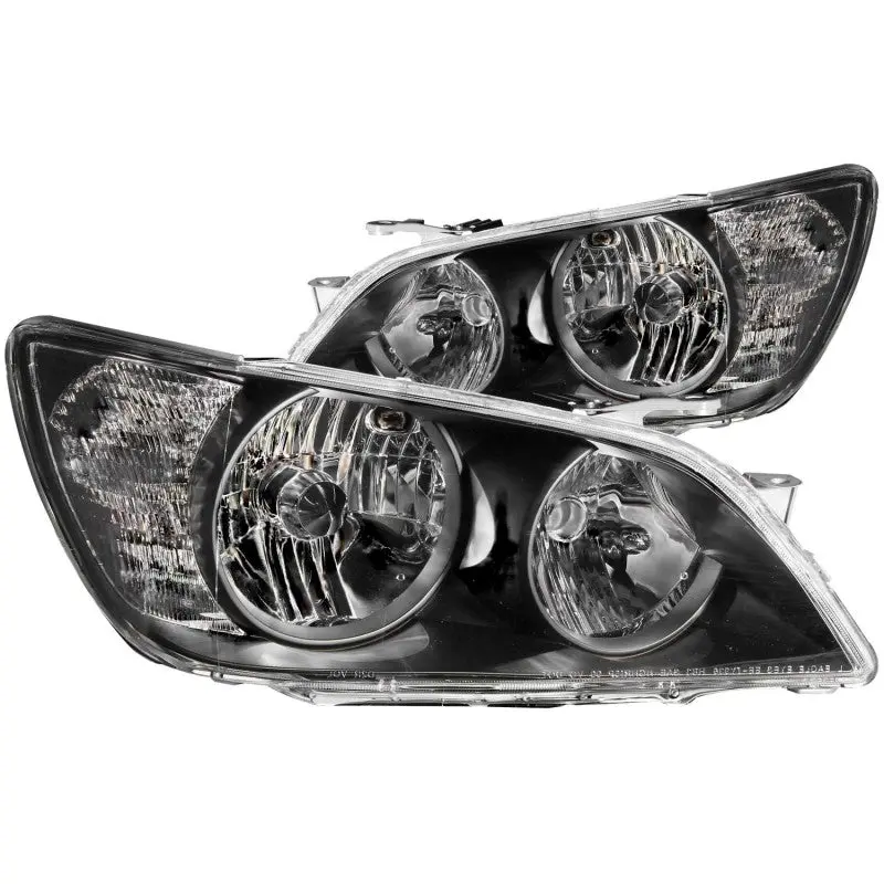 Anzo 01-05 Lexus Is300 Crystal Headlights Black 2