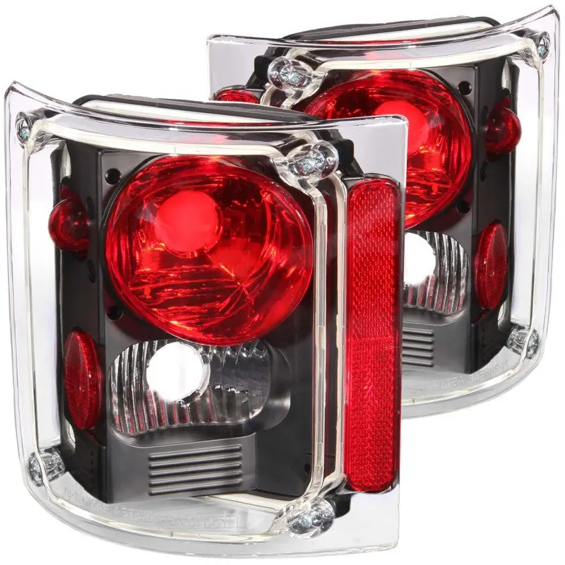 Anzo 1973-1987 Chevrolet C 10 Taillights Black 2