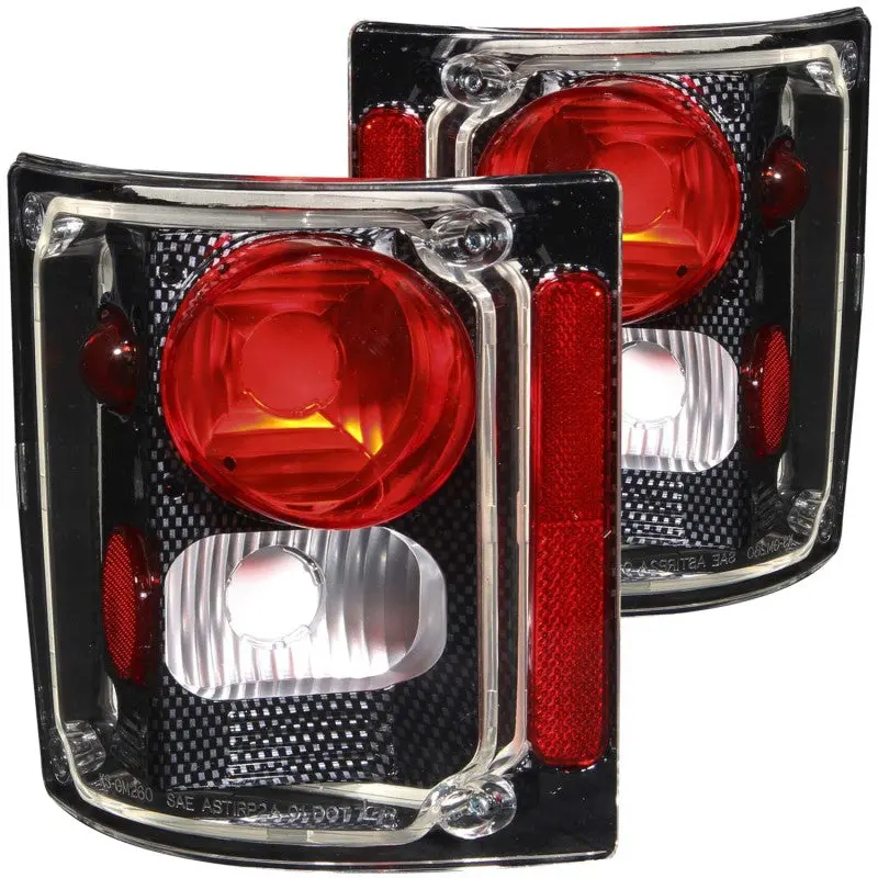 Anzo 1973-1987 Chevrolet C 10 Taillights Carbon 2