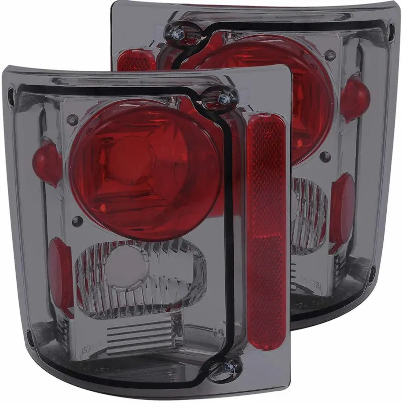 Anzo 1973-1987 Chevrolet C 10 Taillights Smoke 1