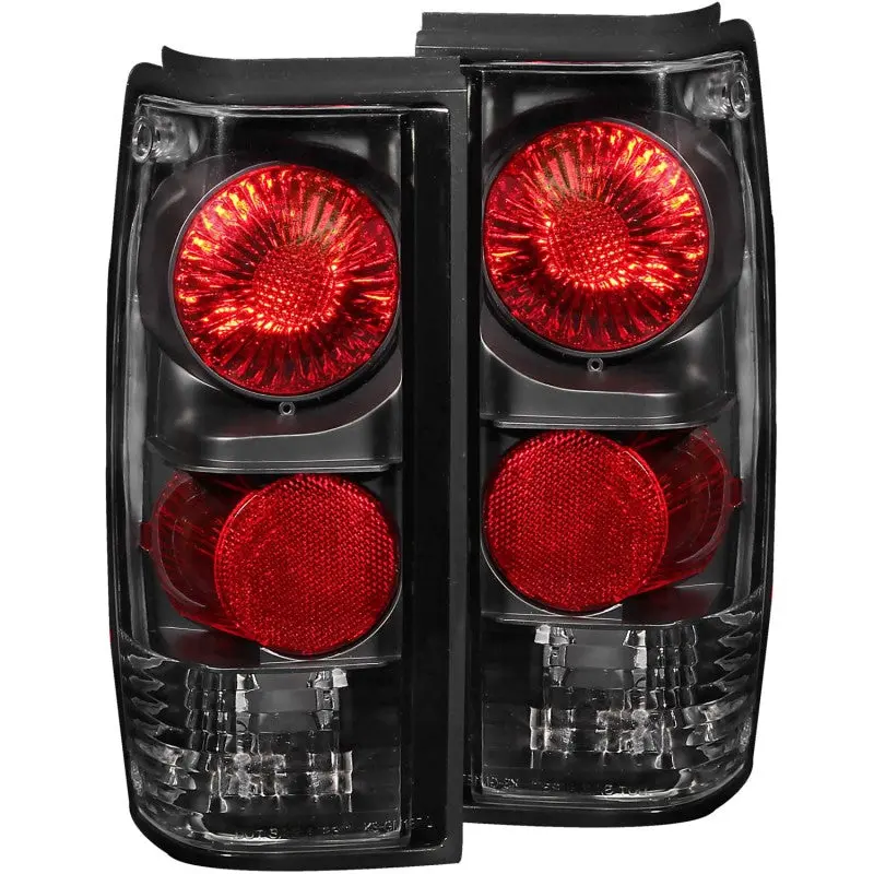 Anzo 1982-1994 Chevrolet S-10 Taillights Black 2