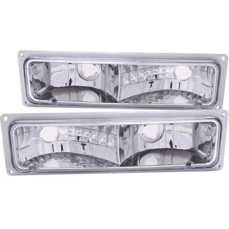 Anzo 1988-1998 Chevrolet C1500 Euro Parking Lights Chrome 1