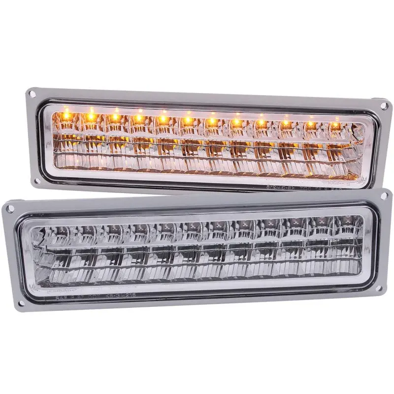 Anzo 1988-1998 Chevrolet C1500 Led Parking Lights Chrome 2