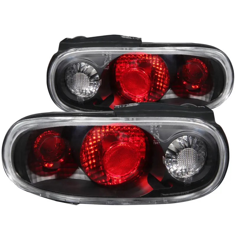 Anzo 1990-1997 Mazda Miata Taillights Black 2