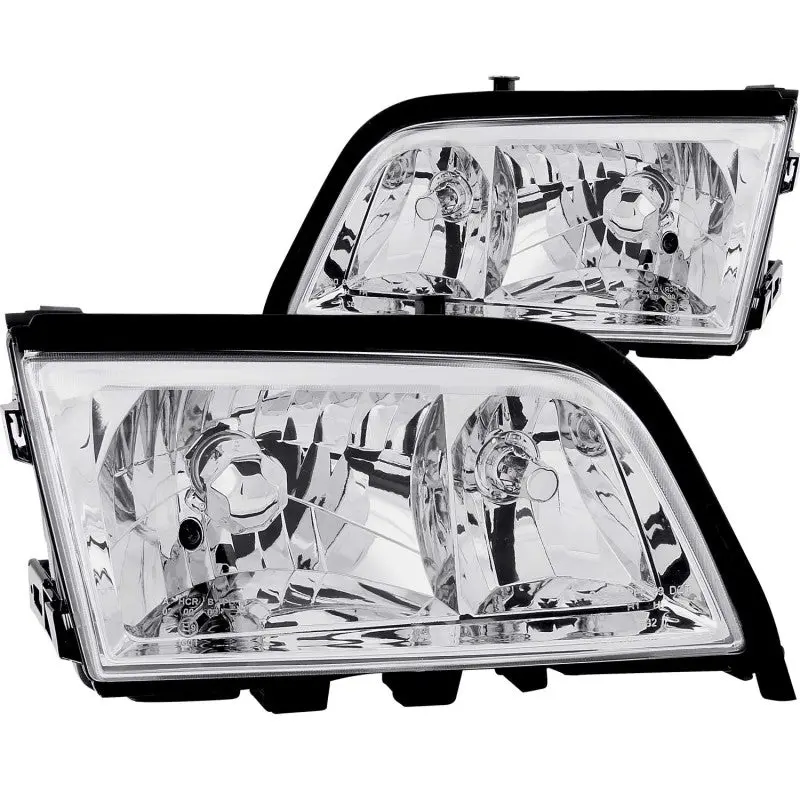 Anzo 1994-2000 Mercedes Benz C Class W202 Crystal Headlights Chrome 1