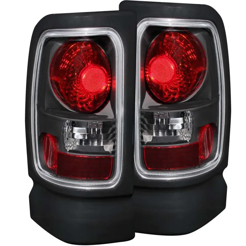 Anzo 1994-2001 Dodge Ram Taillights Black 2