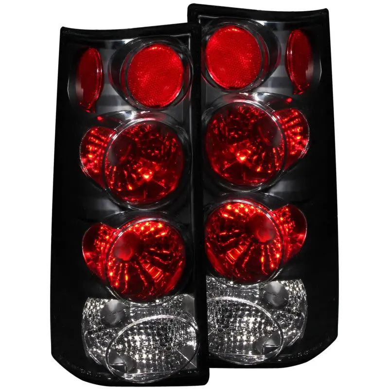 Anzo 1996-2002 Gmc Savana Taillights Black 2
