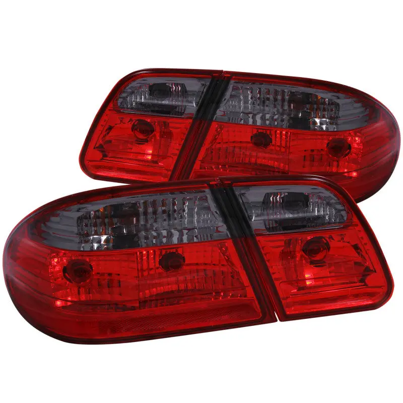 Anzo 1996-2002 Mercedes Benz E Class W210 Taillights Red/Smoke G2 2