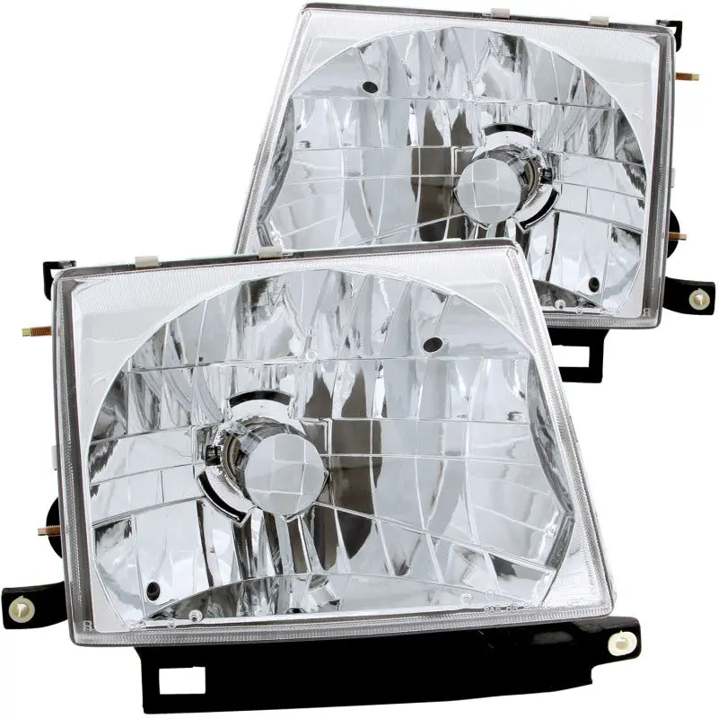 Anzo 1997-2000 Toyota Tacoma Crystal Headlights Chrome 2