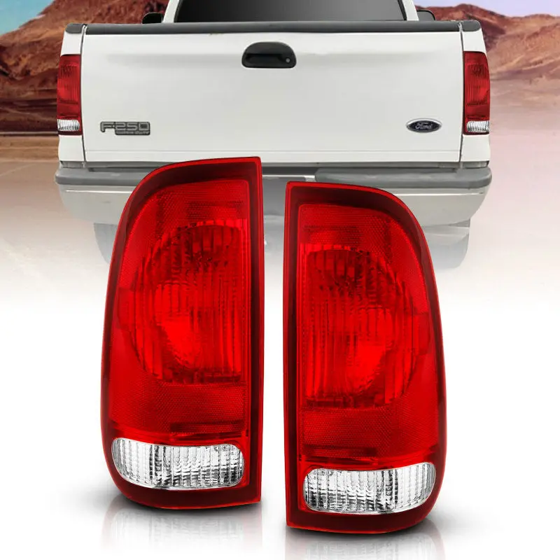 Anzo 1997-2003 Ford F-150 Taillight Red/Clear Lens (Oe Replacement) 1