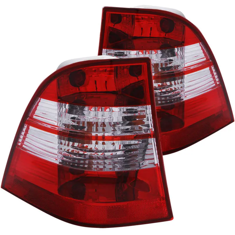 Anzo 1998-2005 Mercedes Benz M Class W163 Taillights Chrome 2