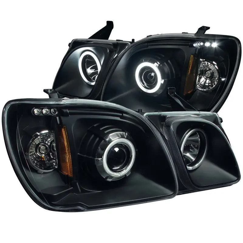 Anzo 1998-2007 Lexus Lx470 Projector Headlights W/ Halo Black (Ccfl) 2
