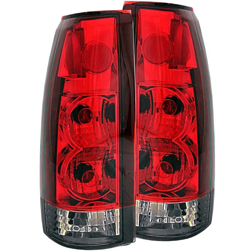 Anzo 1999-2000 Cadillac Escalade Taillights Red/Smoke G2 2