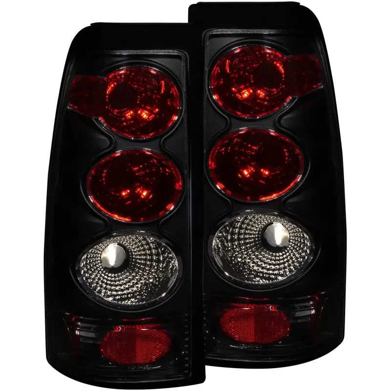 Anzo 1999-2002 Chevrolet Silverado 1500 Taillights Dark Smoke 1