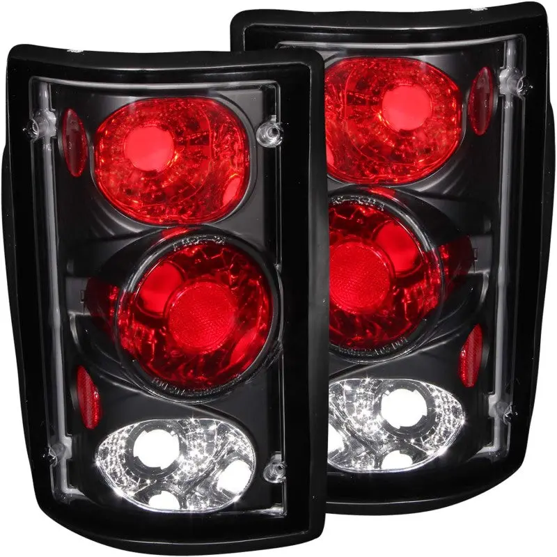 Anzo 2000-2005 Ford Excursion Taillights Black 2
