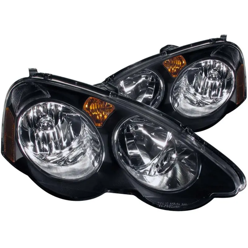 Anzo 2002-2004 Acura Rsx Crystal Headlights Black 1