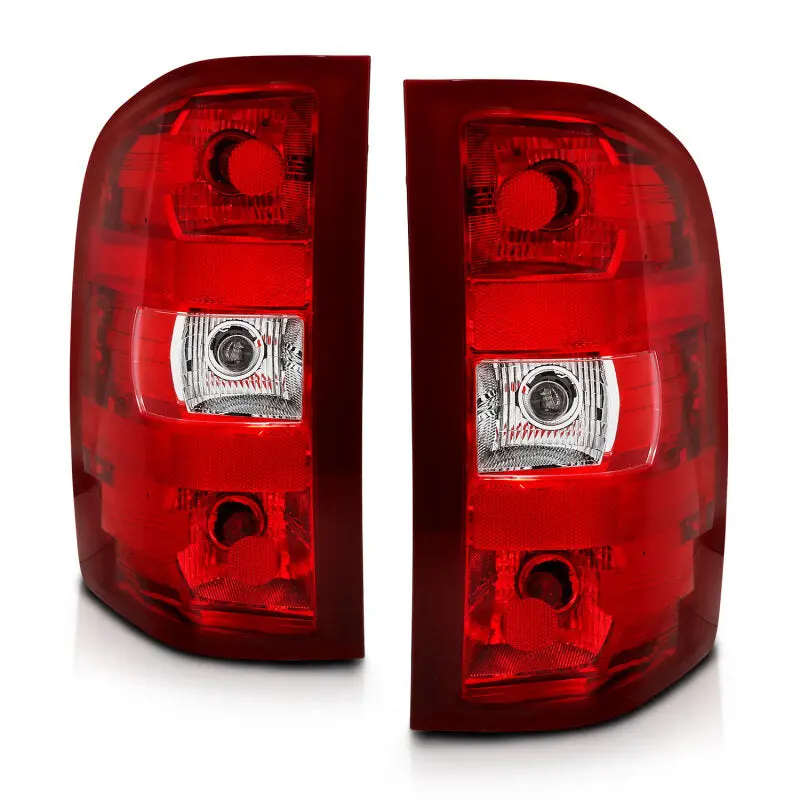 Anzo 2007-2013 Chevy Silverado Taillight Red/Clear Lens (Oe Replacement) 2