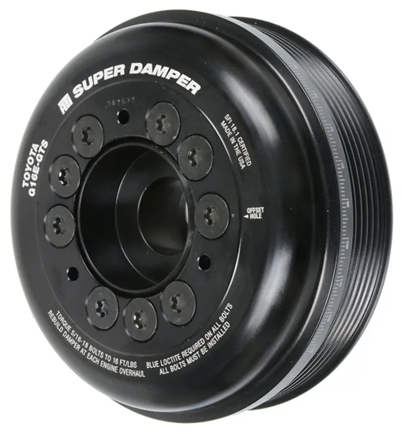 Ati Damper - 5.885In - Aluminum - Toyota G16e-Gts - 3-Ring 1