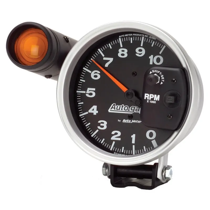 Autometer 5 Inch 10,000 Rpm Monster Shift Lite Pedestal Tachometer 2