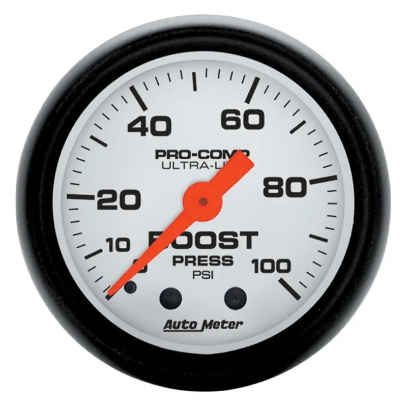 Autometer Phantom 2 1/16In 100Psi Mechanical Boost Gauge 1
