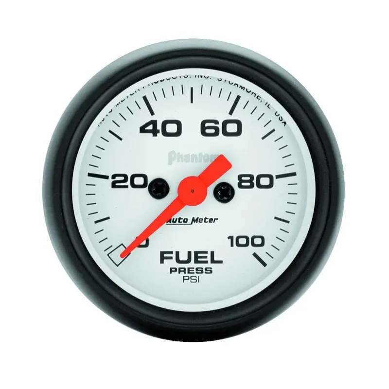 Autometer Phantom 52Mm 0-100 Psi Fuel Pressure Gauge 1