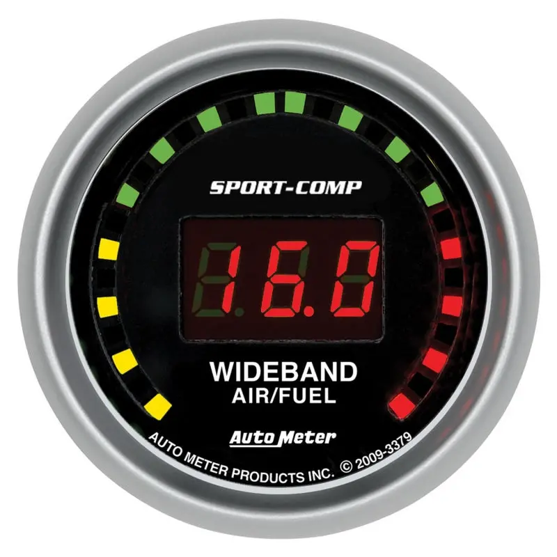 Autometer Sport-Comp 52Mm Digital Wideband Air/Fuel Ratio Street Gauge 1