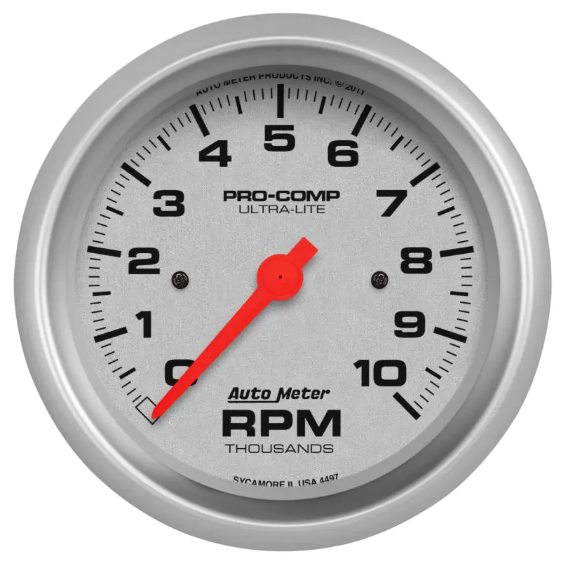 Autometer Ultra-Lite 87.5Mm 10K Rpm In Dash Tach 1