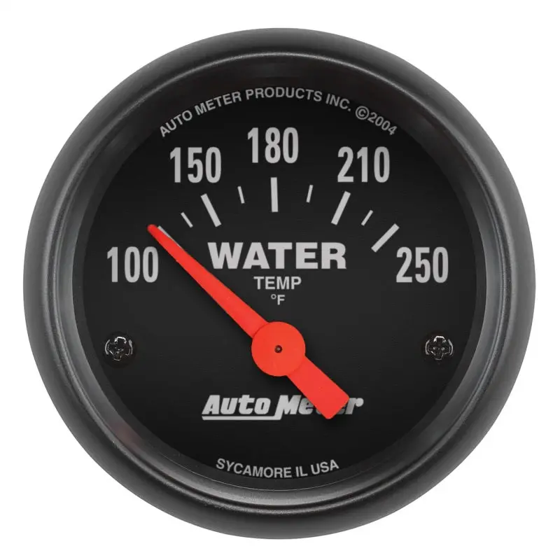 Autometer Z-Series 52Mm 100-250 Degrees F. Sse Water Temp Gauge 1