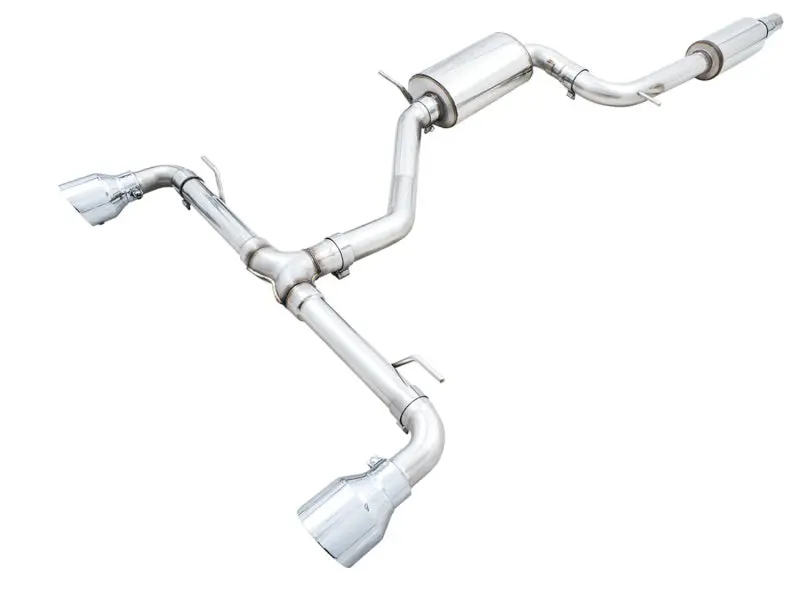 Awe 2022 Vw Gti Mk8 Touring Edition Exhaust - Chrome Silver Tips 1