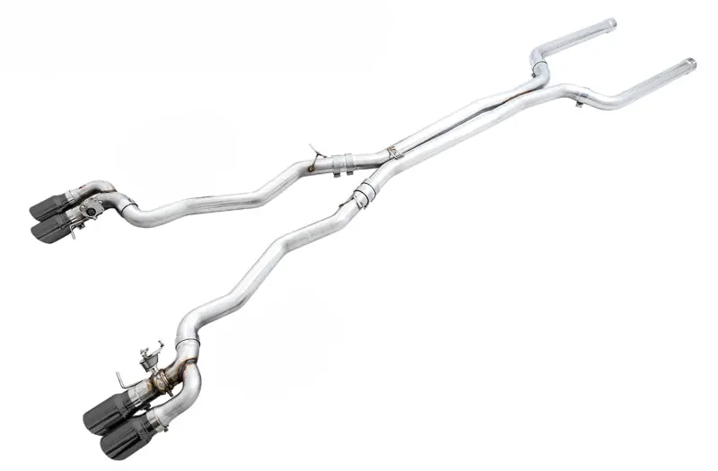 Awe Tuning 18-19 Bmw F90 M5 Switchpatch Cat-Back Exhaust- Black Diamond Tips 1