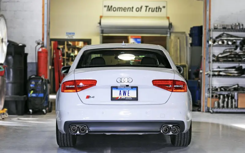 Awe Tuning Audi B8.5 S4 3.0T Touring Edition Exhaust System - Chrome Silver Tips (102Mm) 1
