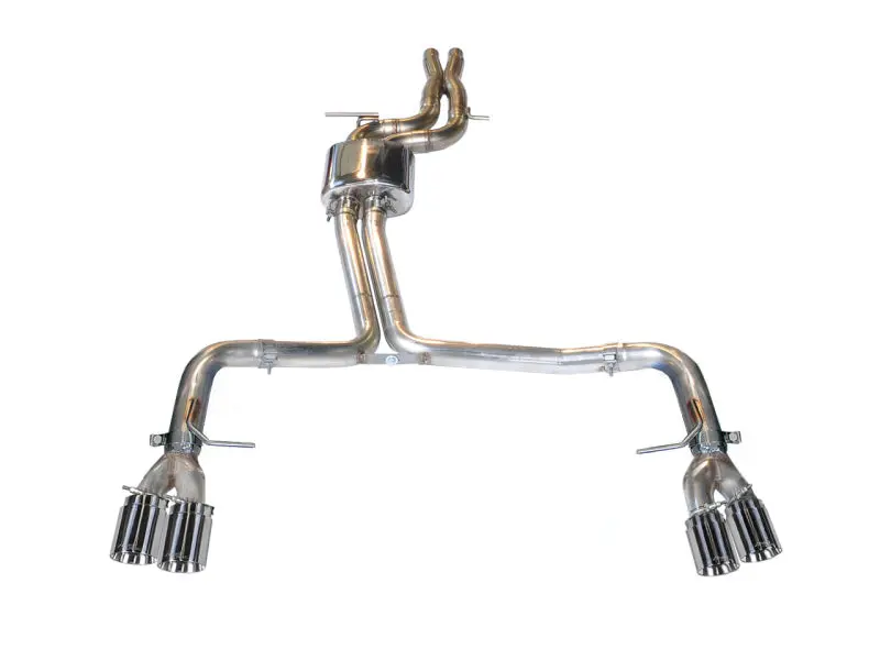 Awe Tuning Audi B8.5 S5 3.0T Track Edition Exhaust - Chrome Silver Tips (90Mm) 1
