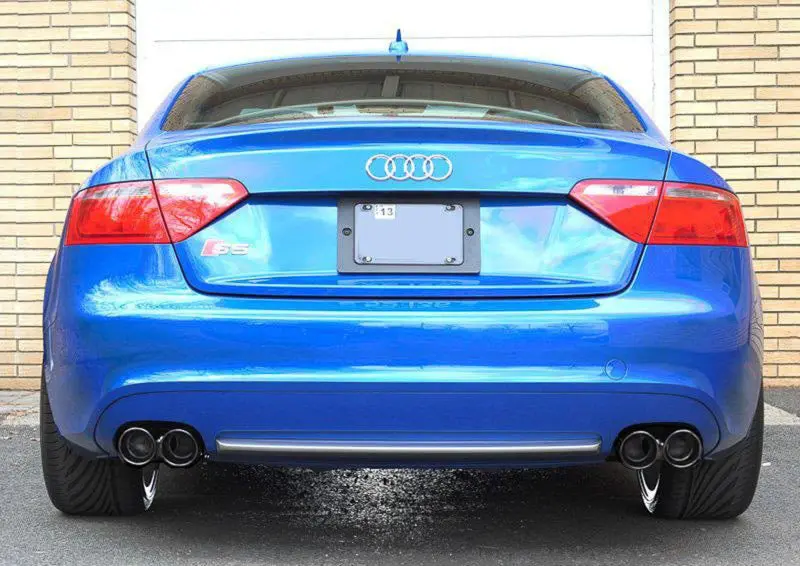 Awe Tuning Audi B8 S5 4.2L Track Edition Exhaust System - Polished Silver Tips 2