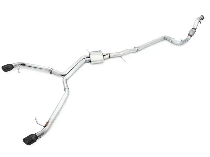 Awe Tuning Audi B9 A5 Track Edition Exhaust Dual Outlet - Diamond Black Tips (Includes Dp) 1