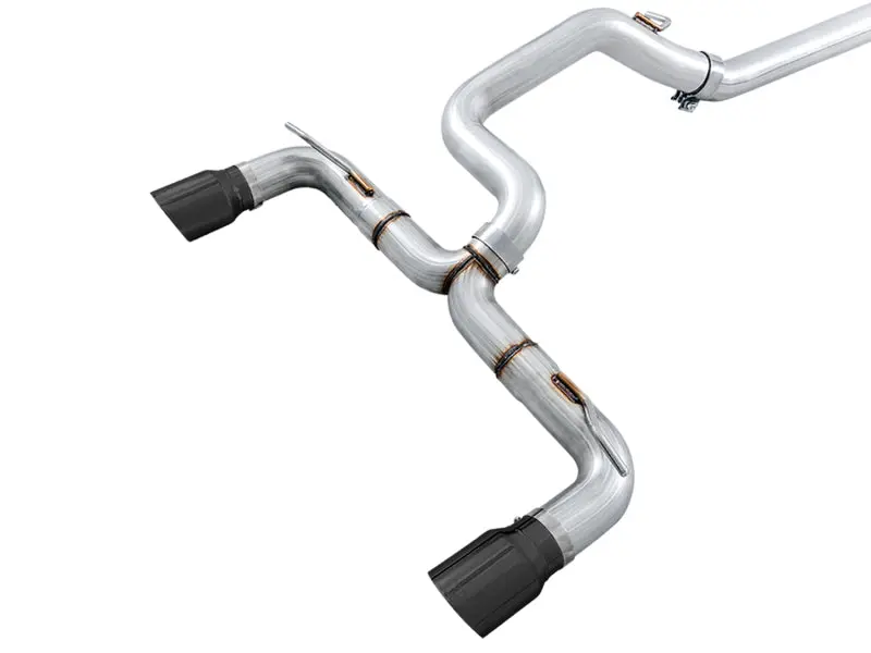 Awe Tuning Ford Focus Rs Track Edition Cat-Back Exhaust - Diamond Black Tips 1