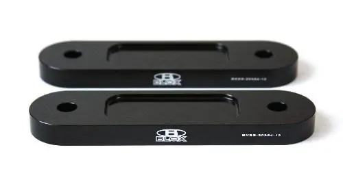 Blox Honda S2000 Racing Front 12Mm Thin Spacer Bump Steer Kit - Black (Lowered 1In And More) 2