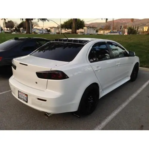 Blox Racing 08+ Mitsubishi Lancer Vortex Generator - Abs Black 1