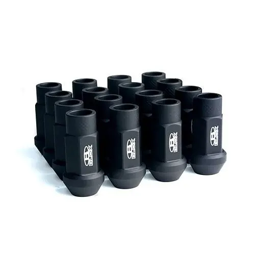 Blox Racing Street Series Forged Lug Nuts - Black 12 X 1.5Mm - Set Of 16 (New Design) 1