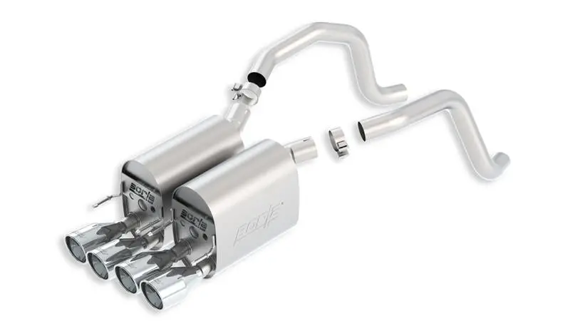 Borla 05-08 Corvette Coupe/Conv 6.0L/6.2L 8Cyl 6Spd Rwd Touring Ss Exhaust (Rear Section Only) 1