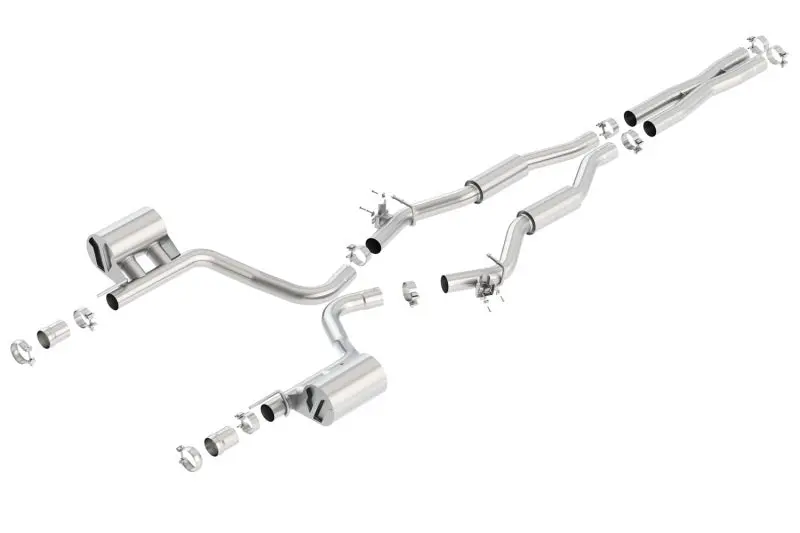 Borla 15-16 Dodge Challenger Srt 392 S-Type Catback Exhaust Single Split Rear Exit (No Tip) 2