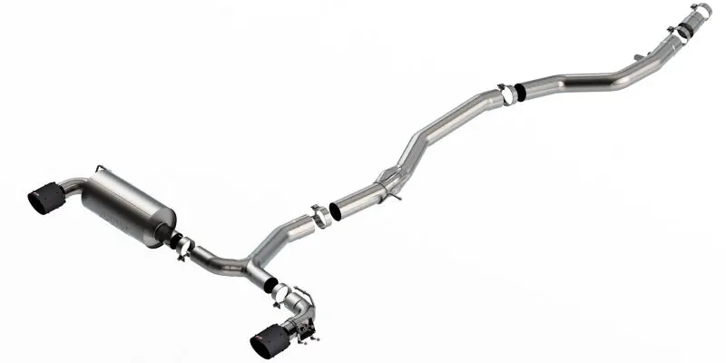 Borla 2020 Toyota Supra Gr 3.0L I6 3In Atak Catback Exhaust - Carbon Fiber Tips 1