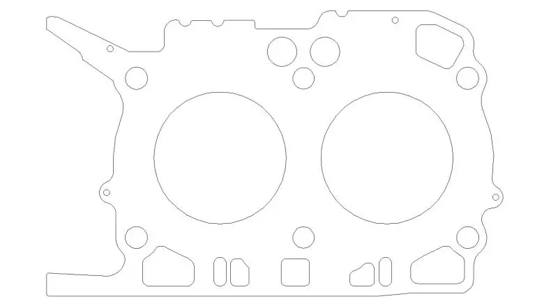Cometic Subaru Fa20/Fb25 89.5Mm .032Inch Lhs Mlx Head Gasket 2