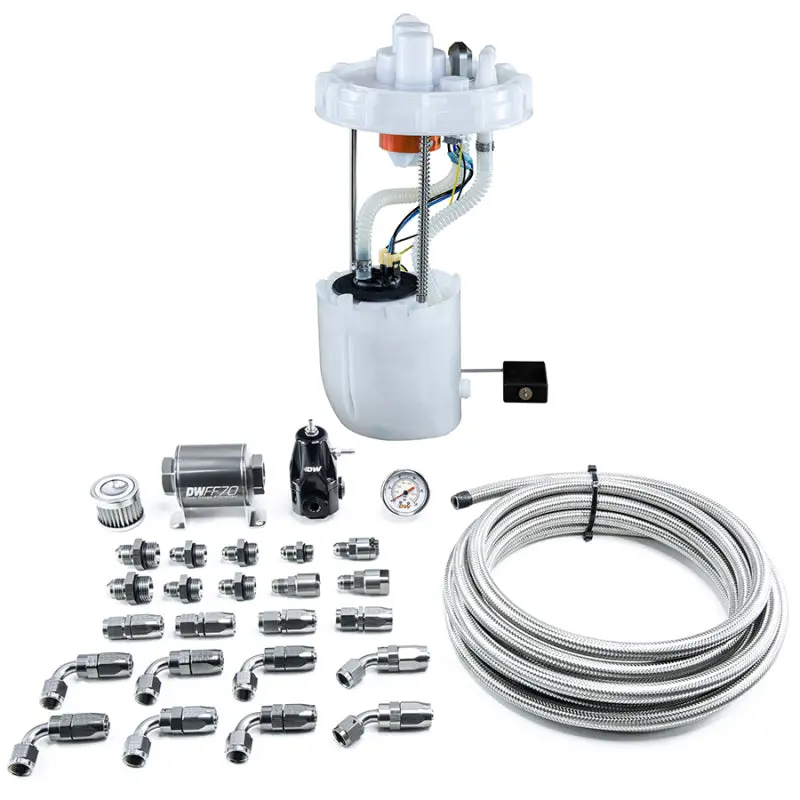 Deatschwerks 12-15 Honda Civic Si/13-15 Acura Ilx Dw400 Pump Module & Return Kit W/Cpe Fuel Lines 1