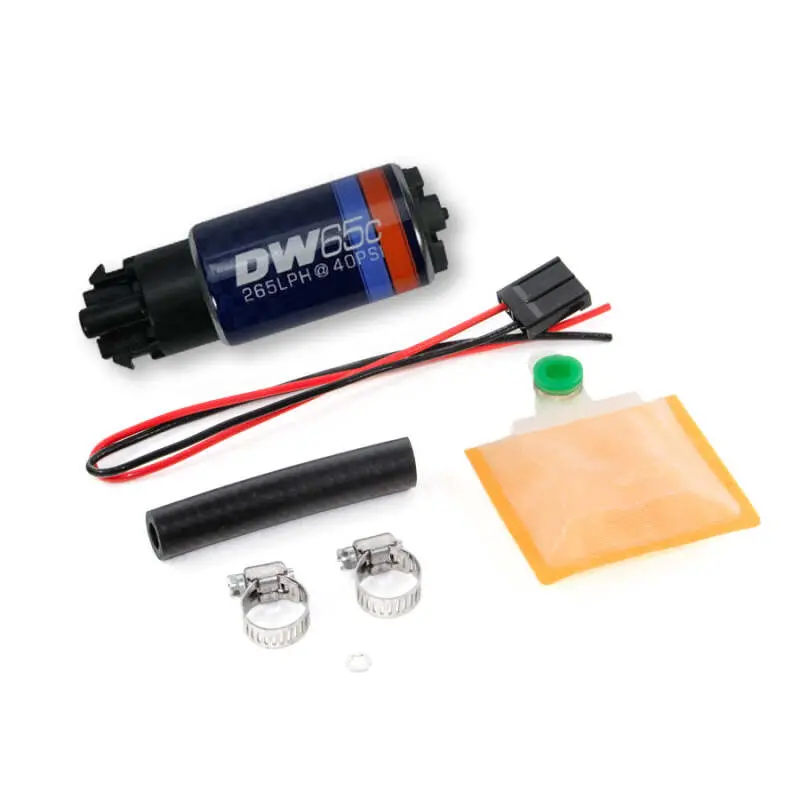 Deatschwerks 265 Lph Compact In-Tank Fuel Pump W/ Clips & Universal Install Kit 2