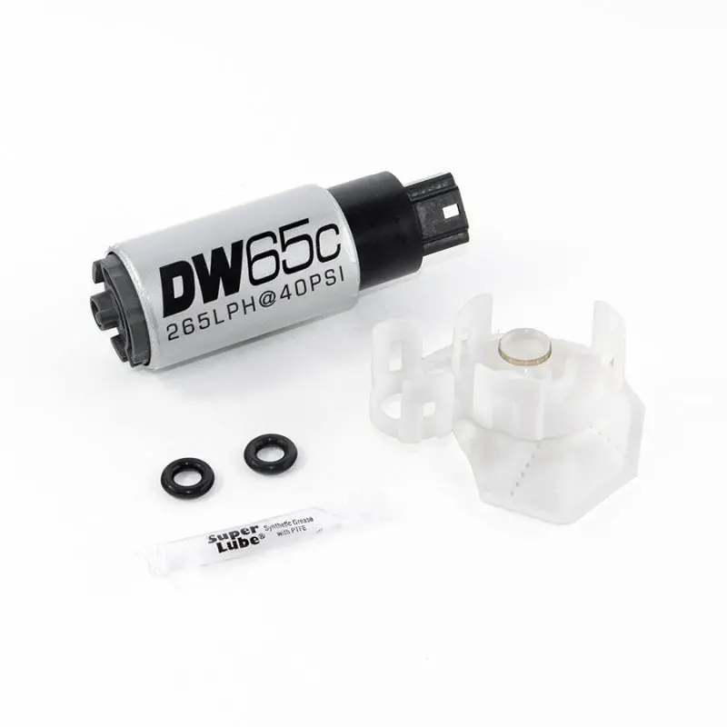 Deatschwerks 265 Lph Compact In-Tank Fuel Pump W/ Set Up Kit 08-15 Mitsu Evo X, 06-13 Mazdaspeed 3/6 2