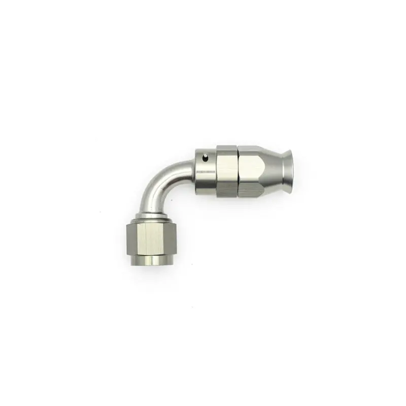 Deatschwerks 6An Female Swivel 90-Degree Hose End Ptfe (Incl. 1 Olive Insert) 2